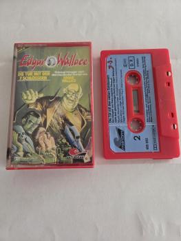 Edgar Wallace Folge 10 Die Tür mit den sieben Schlössern Rot mit Blauen Aufkleber 495083-211 Maritim(Seite 2 der MC beschrieben)